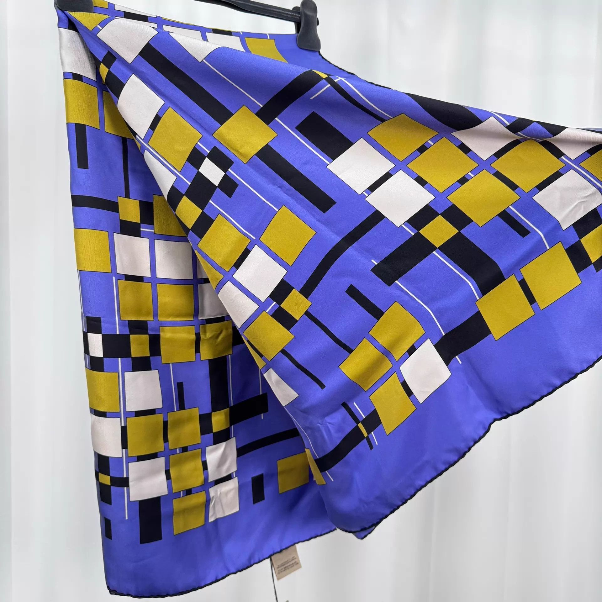 Bottega Veneta BV New Silk Scarf Square Check 140x140 Size ONE SIZE - 5 Thumbnail