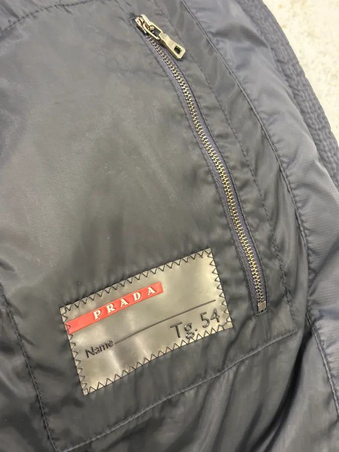 Prada AW2007 Prada Navy Down Quilted Puffer Jacket Size US L / EU 52-54 / 3 - 8 Thumbnail