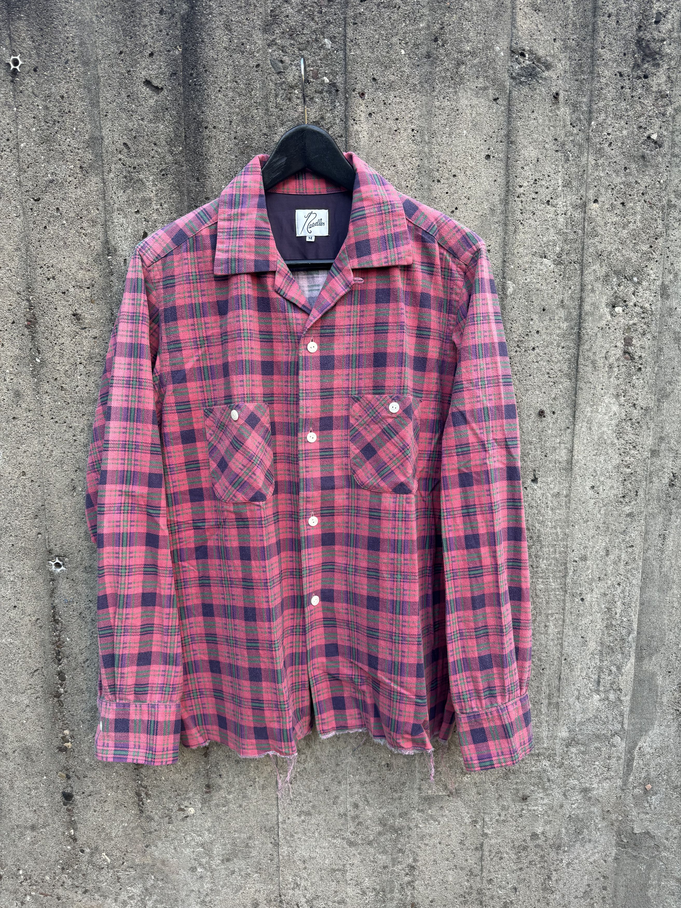 Needles Raw Hem Plaid Flannel Shirt Size US M / EU 48-50 / 2 - 1 Thumbnail