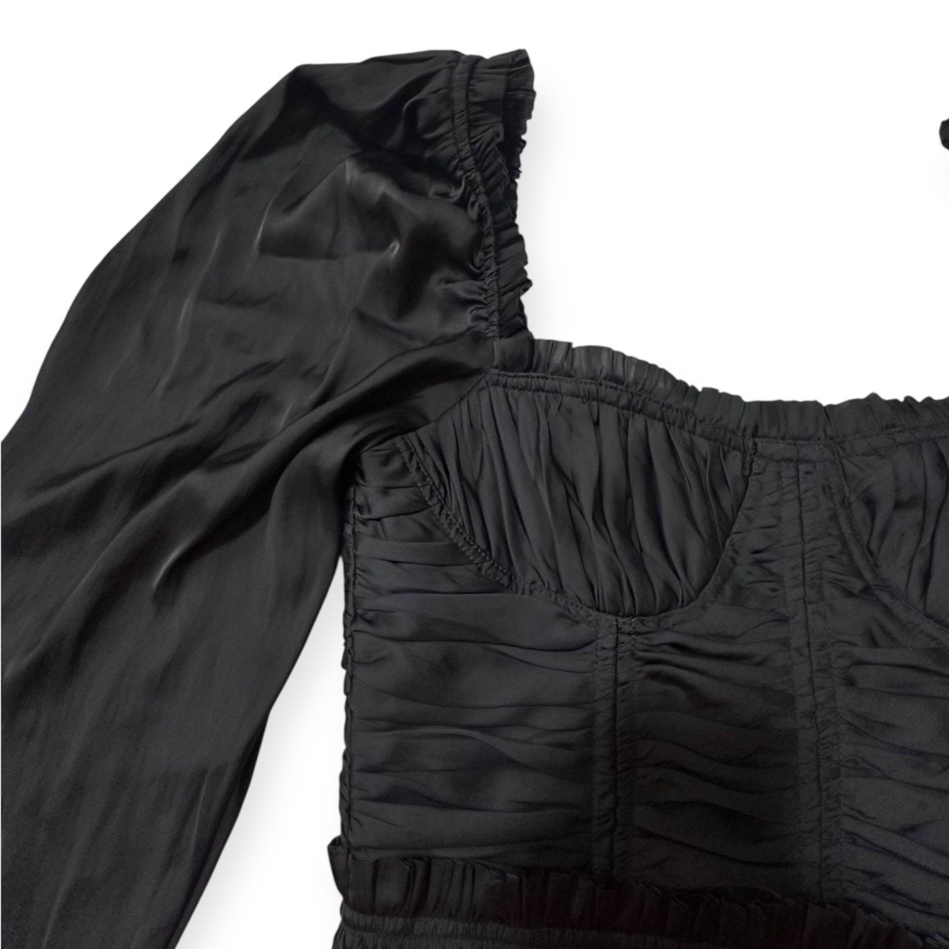 Ulla Johnson Ulla Johnson Mia Blouse in Noir (Black), Size 0, New with ta Size XS / US 0-2 / IT 36-38 - 9 Thumbnail