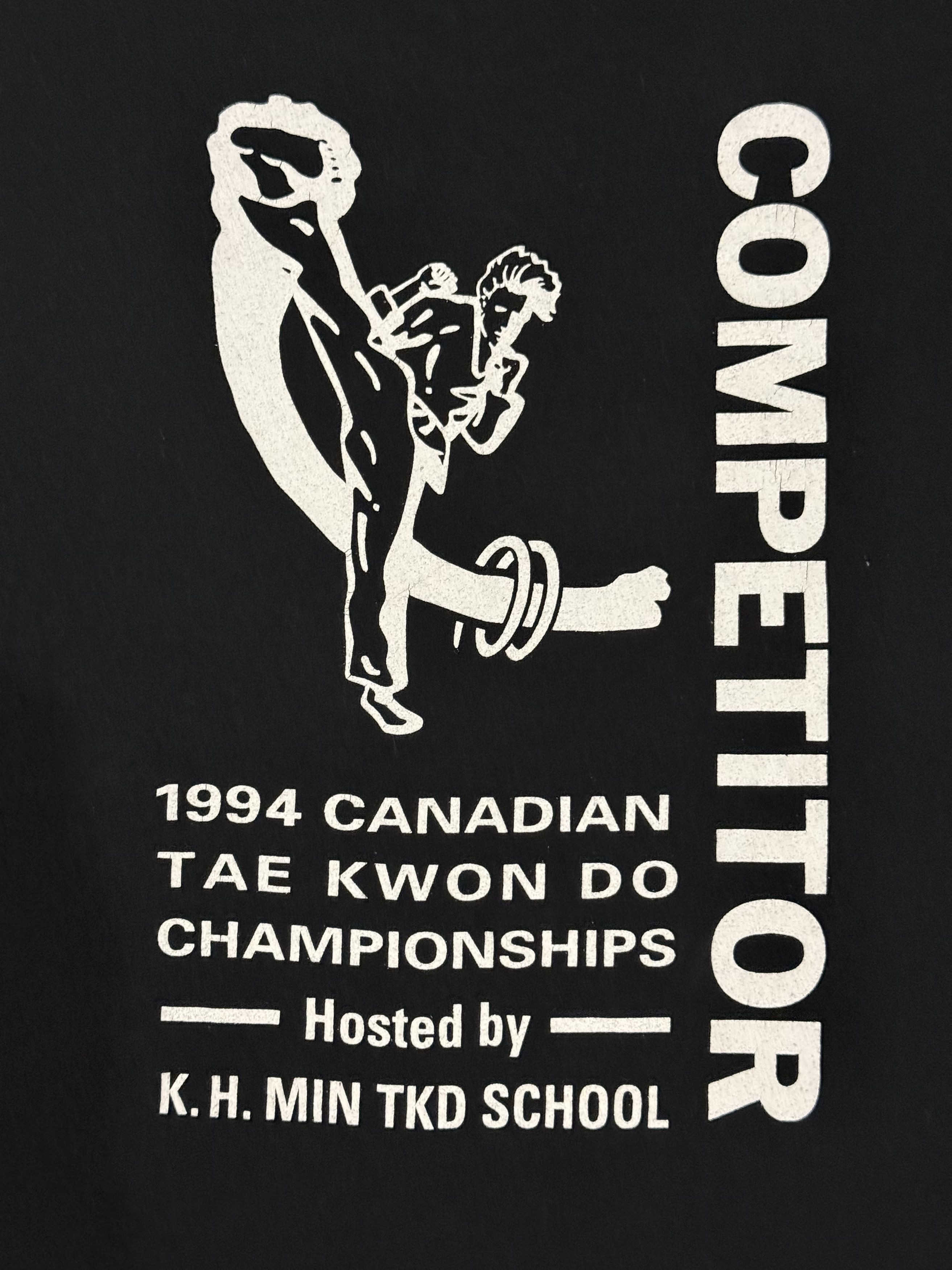 Vintage 1994 Taekwondo Canada Competitor Tee XL Size US XL / EU 56 / 4 - 8 Thumbnail