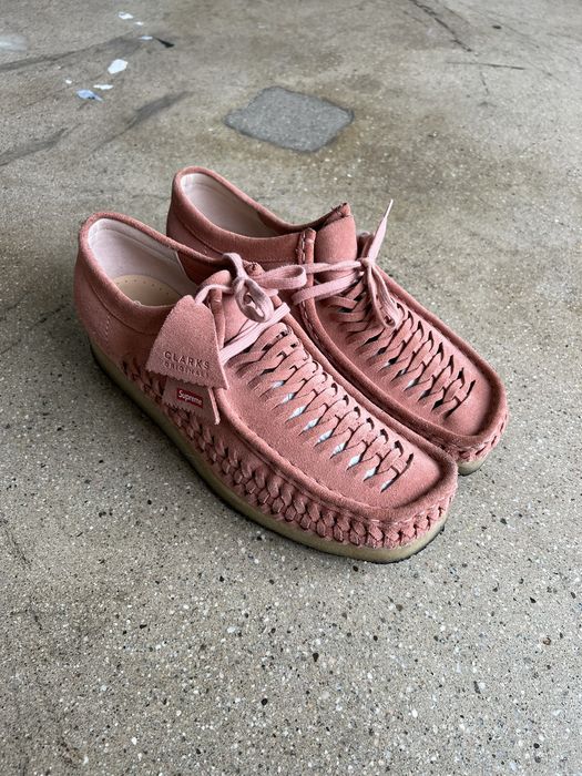 supreme woven wallabee