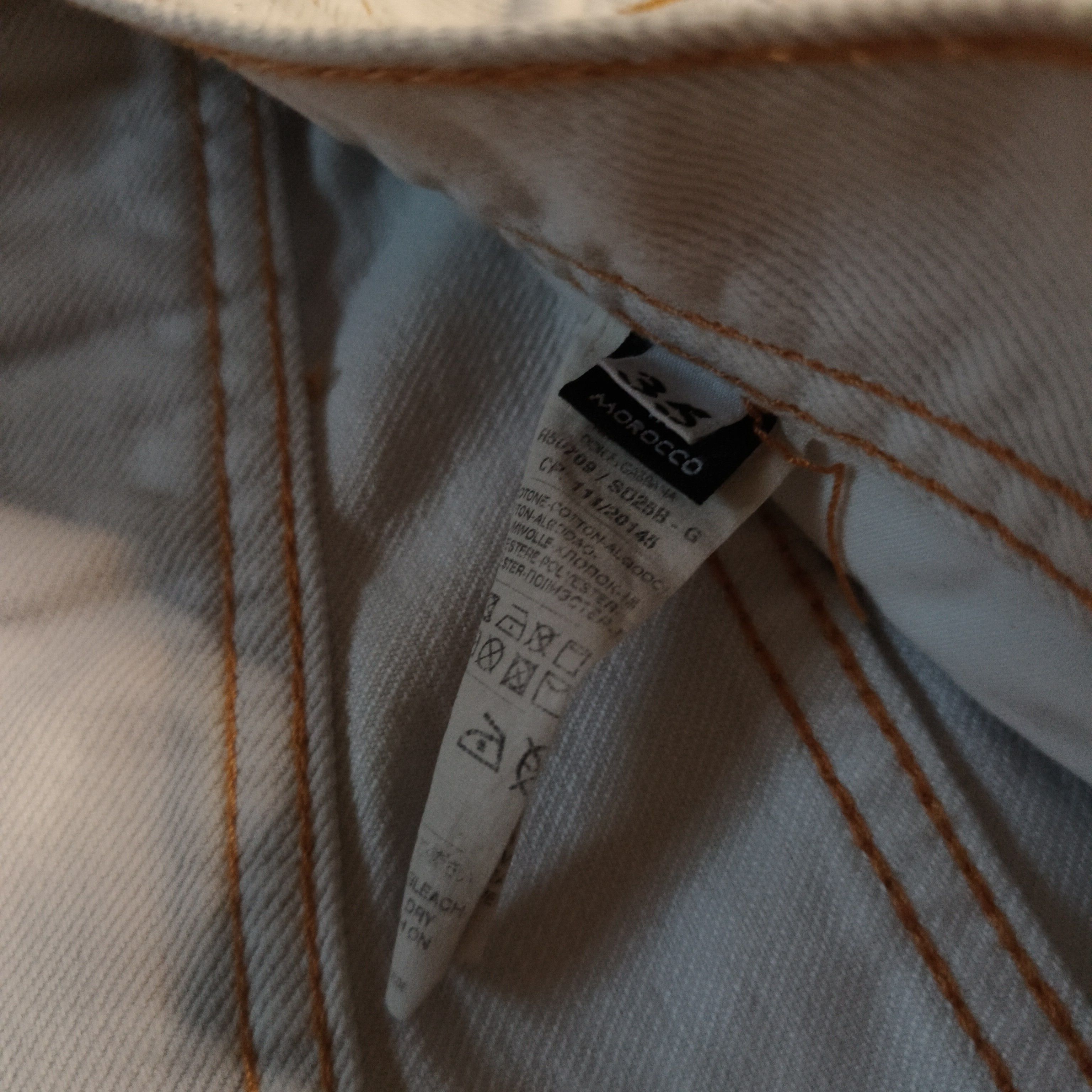 Dolce & Gabbana × Vintage DOLCE&GABBANA Cotton Straight Fit Jeans Made In Morocco Size US 35 - 5 Thumbnail
