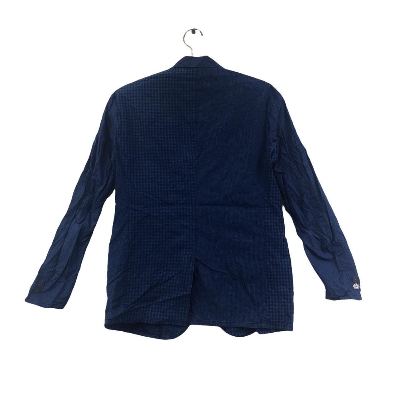 United Arrows Vtg 90’ UNITED ARROWS JAPAN Blue Cardigan Jacket Blouse Size S / US 4 / IT 40 - 4 Thumbnail
