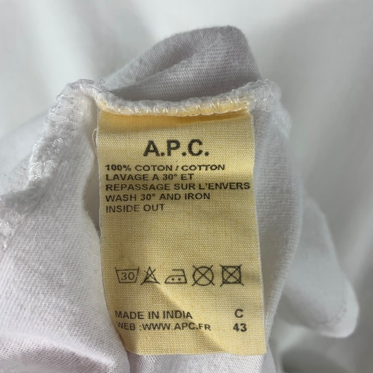 A.P.C. × Japanese Brand APC Rue madame paris bird printed long sleeve tee Size US L / EU 52-54 / 3 - 9 Thumbnail