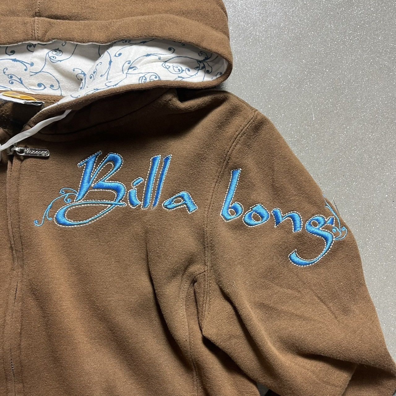 Billabong Billabong Floral Zip-Up Hoodie Size M / US 6-8 / IT 42-44 - 7 Thumbnail