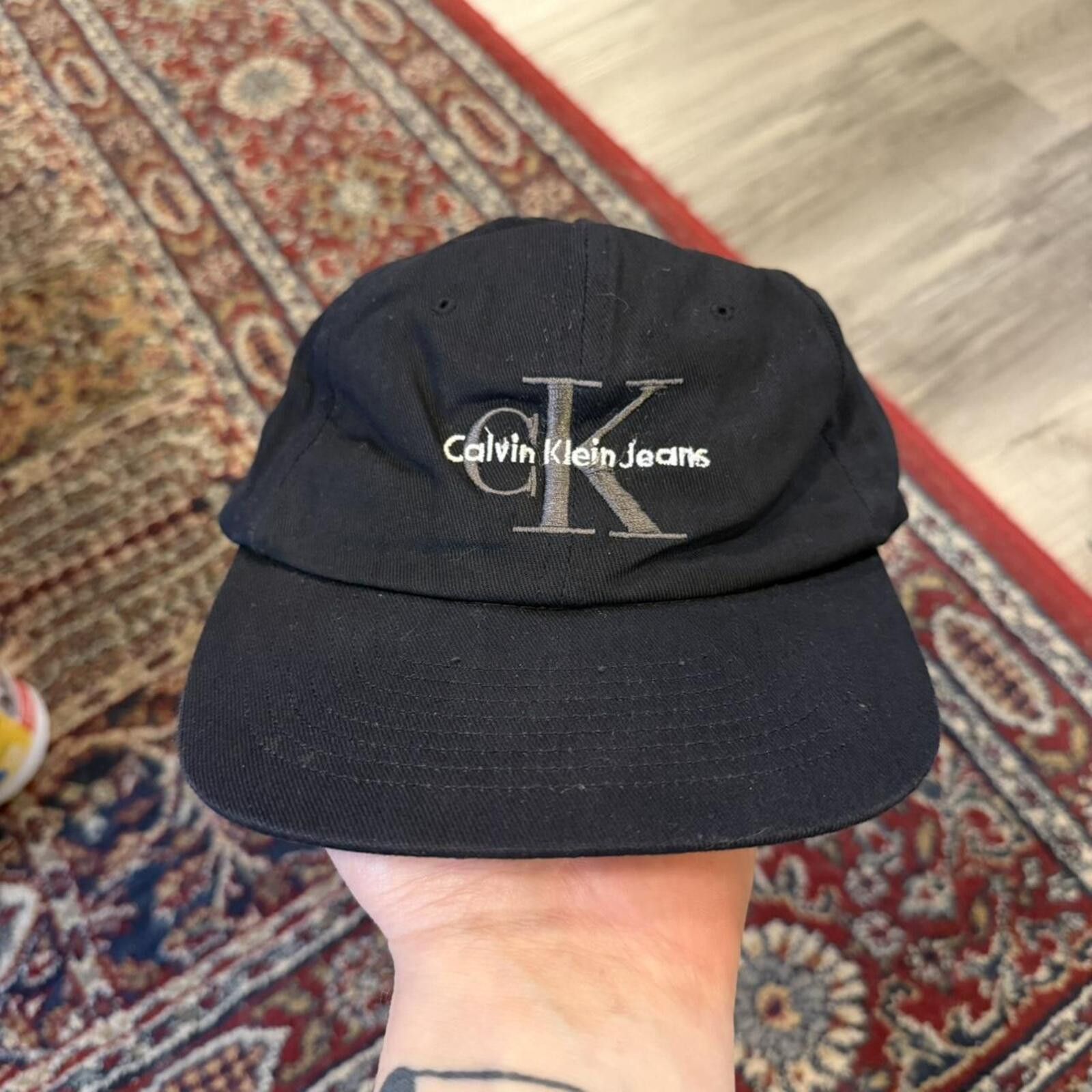 Calvin Klein vintage Calvin Klein jeans strapback hat 00s OS Size ONE SIZE - 1 Thumbnail