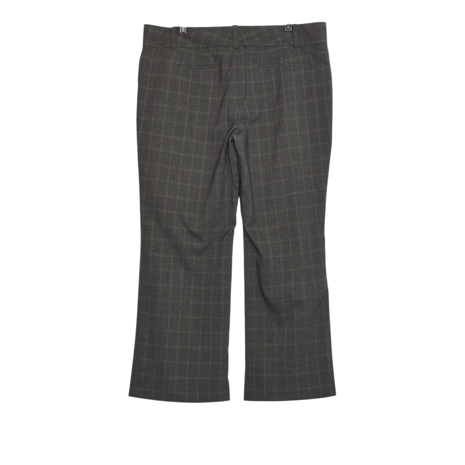 Ann Taylor Ann Taylor gray plaid wide legs career pants size 18 Size 40" / US 18 - 2 Thumbnail