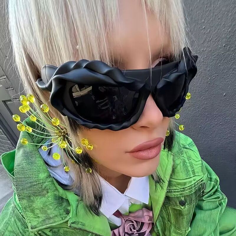 Electric Visual Punk Street ins style custom avant-garde sunglasses Size ONE SIZE - 1 Thumbnail