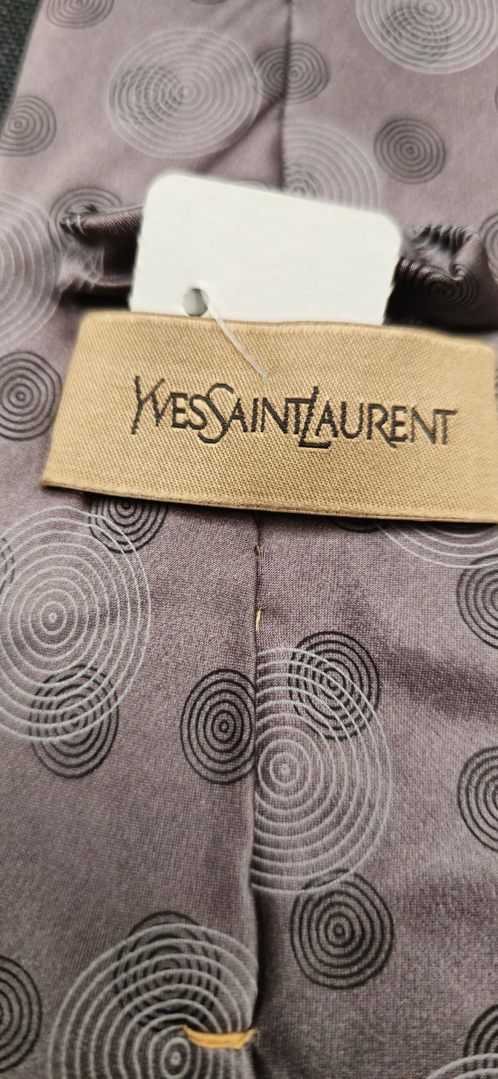 Yves Saint Laurent Yve Saint Laurant silk Tie dots Size ONE SIZE - 6 Thumbnail