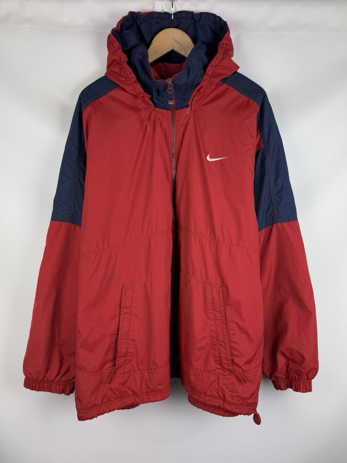 Nike Nike Vintage Y2K 90s Men’s 1/2 Zip Hooded Anorak Jacket Size US XL / EU 56 / 4 - 1 Thumbnail