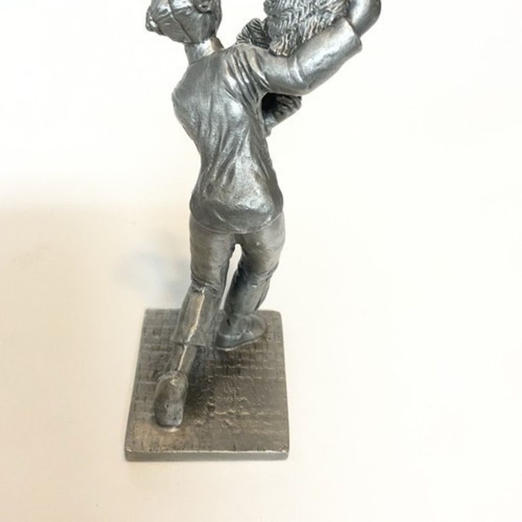 Other Royal Selangor Pewter Chinese Fan Dancer Figure 3 3/4" Tall Size ONE SIZE - 6 Thumbnail