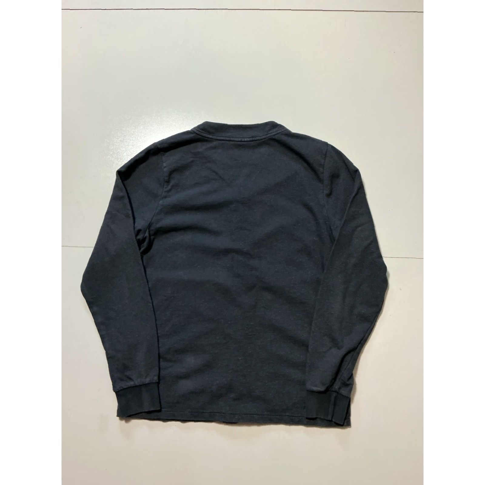Vintage VINTAGE Unfeigned Gear Organic Cotton Terry Fleece Washed Navy Blue Cardigan Sweater SM Size US S / EU 44-46 / 1 - 2 Thumbnail