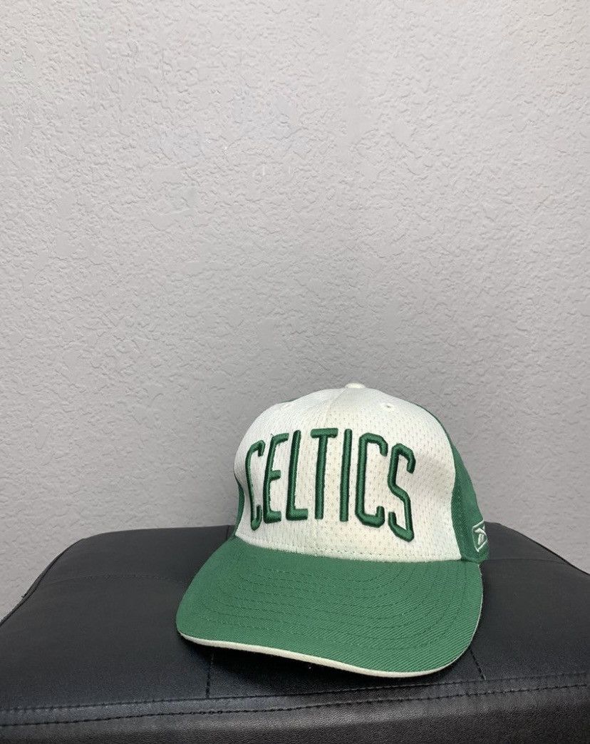 Vintage Vintage Celtics Hat Cap NBA Jersey Boston Reebok USA Y2K Size ONE SIZE - 1 Thumbnail