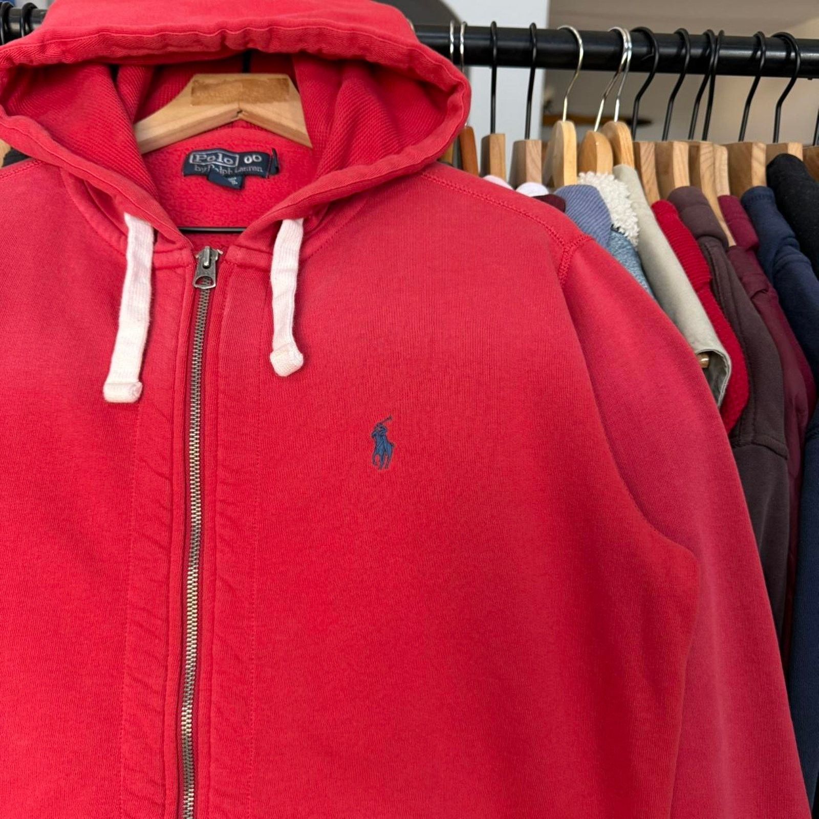 Polo Ralph Lauren Vintage 90s Polo Ralph Lauren Faded Hoodie Waffle Lining Size US M / EU 48-50 / 2 - 3 Thumbnail