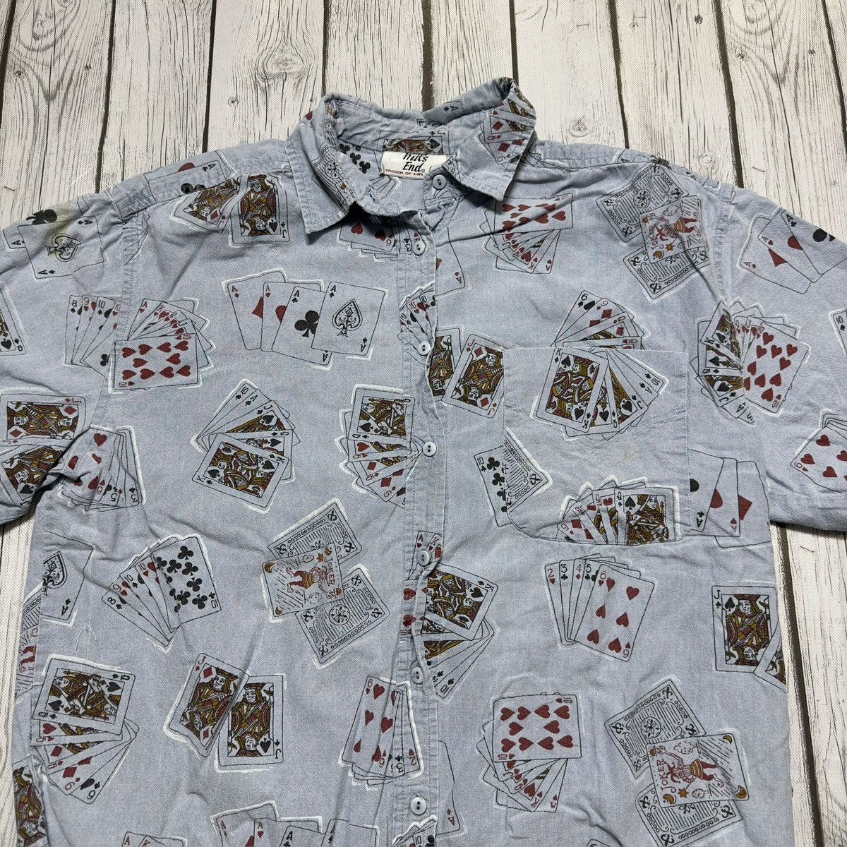 Vintage Vintage Playing Cards shirt Size US L / EU 52-54 / 3 - 4 Thumbnail