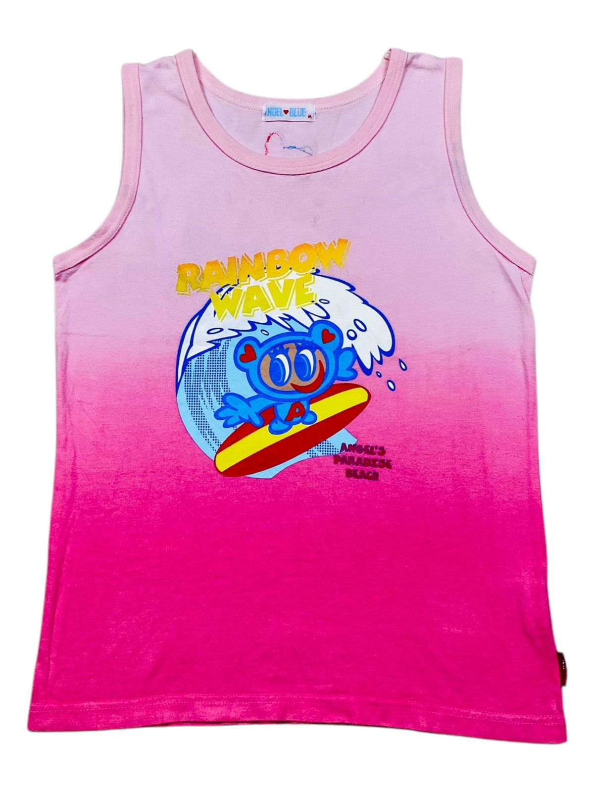 Angel Blue × Hysteric Glamour × Japanese Brand 2000s Angel Blue - Gradient Pink Surf Tank Size S / US 4 / IT 40 - 1 Thumbnail