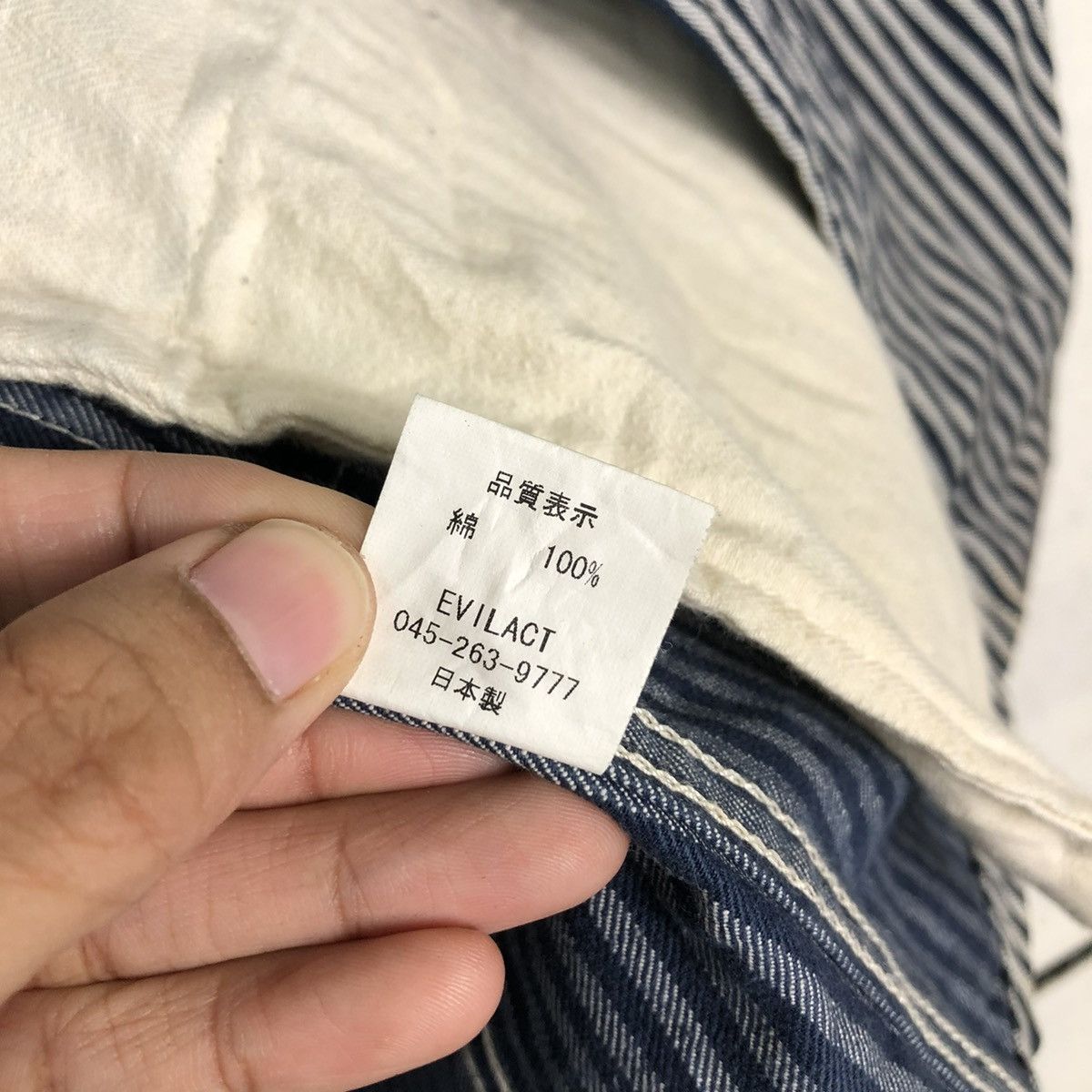 Japanese Brand 🔥VTG HICORY CHORE BIKER JACKET EVILACT MOTORCYCLE KAPITAL Size US S / EU 44-46 / 1 - 20 Thumbnail