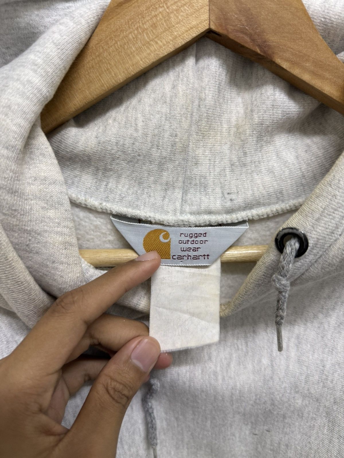 Carhartt Vintage 90s Carhartt Reverse Weave Hoodie Size US M / EU 48-50 / 2 - 5 Thumbnail