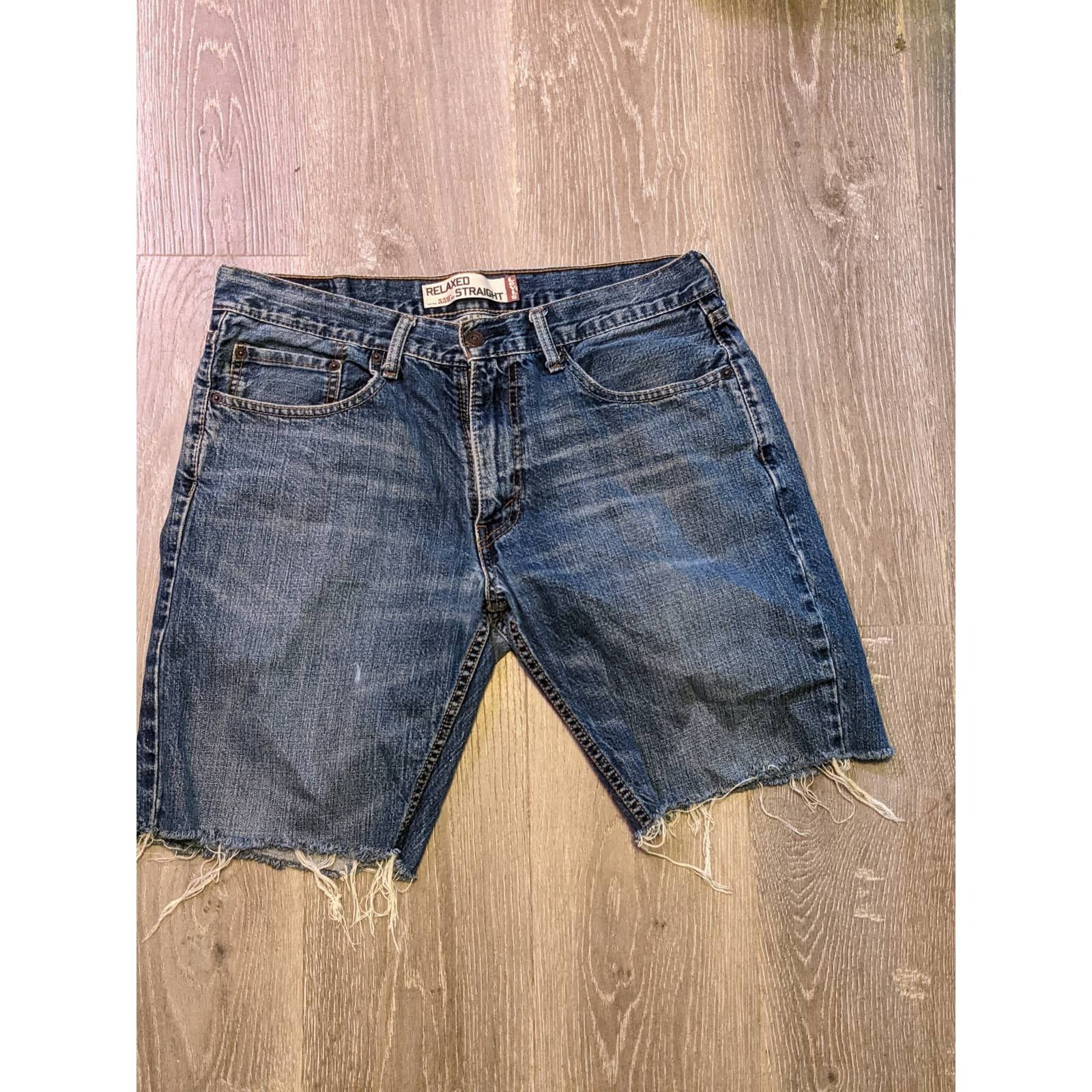 Levi's Levi's Mens Jean cutoff shorts Size US 33 - 1 Thumbnail