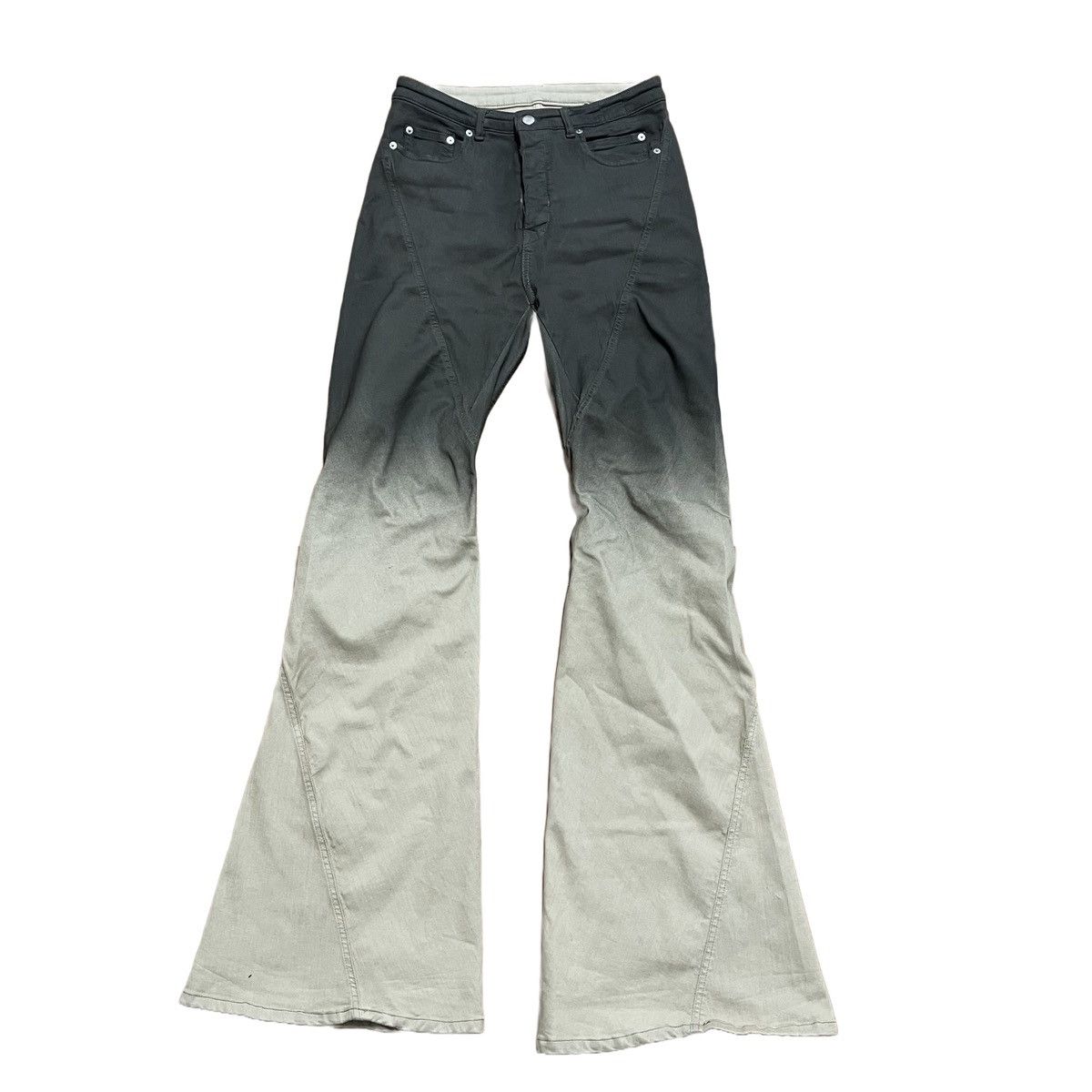 image of Rick Owens Flares in Grey, Men's (Size 32)