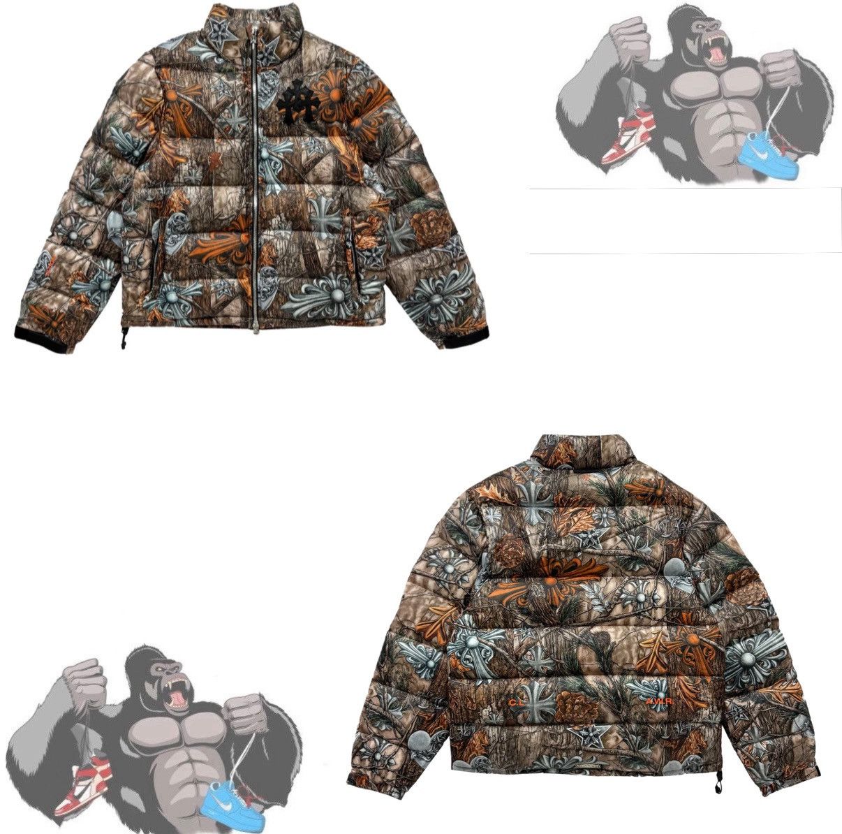 Chrome Hearts × Drake Chrome Hearts Nocta Puffer Jacket Coat Triple Cross Size US L / EU 52-54 / 3 - 1 Thumbnail