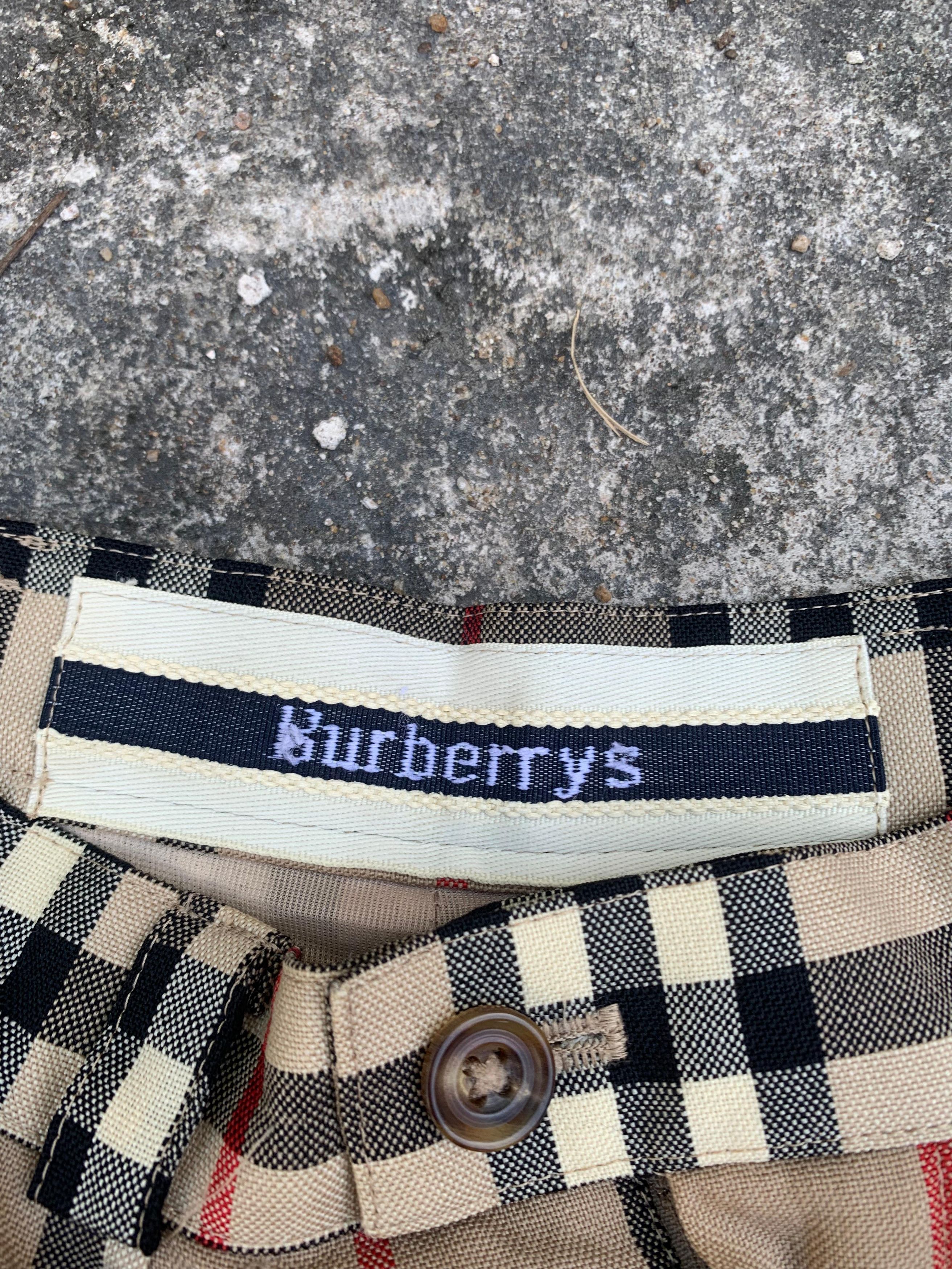 Burberry Vtg Shorts burberrys check Nova Size 28" / US 6 / IT 42 - 2 Thumbnail