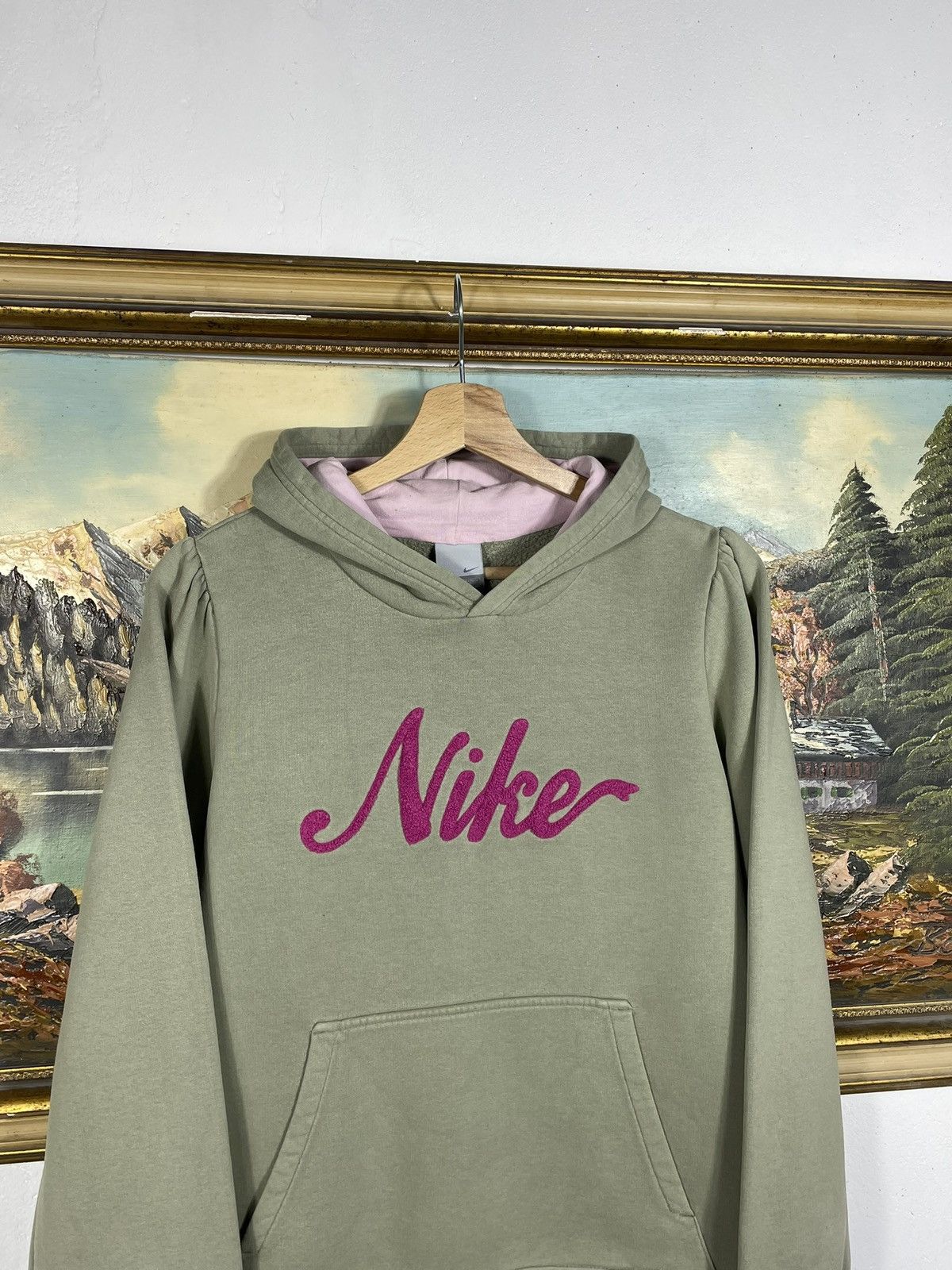 Nike × Vintage Nike Sweatshirt Baggy Loose Skate Hiphop Rap Retro 00s Swag Size S / US 4 / IT 40 - 4 Thumbnail