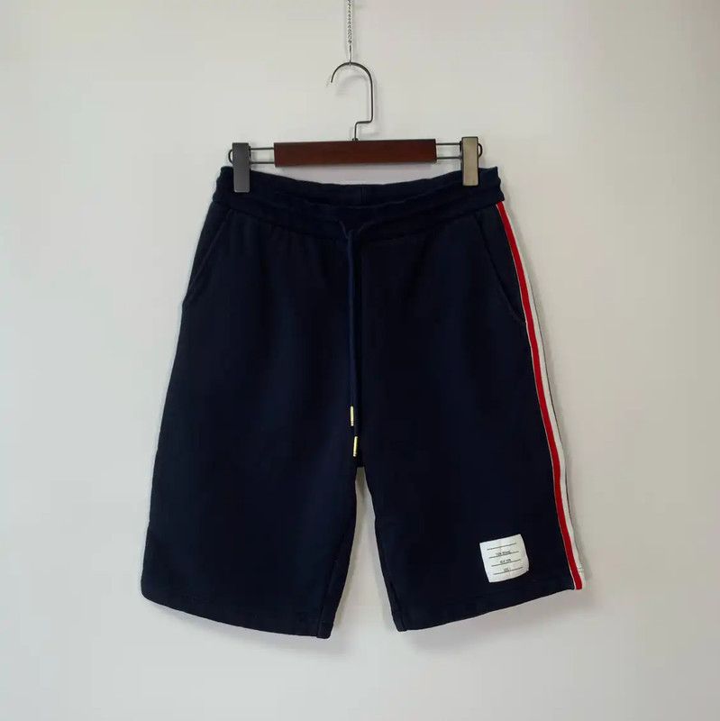 Thom Browne Thom Browne Navy Blue Men's Shorts 0089 Size US 30 / EU 46 - 1 Thumbnail