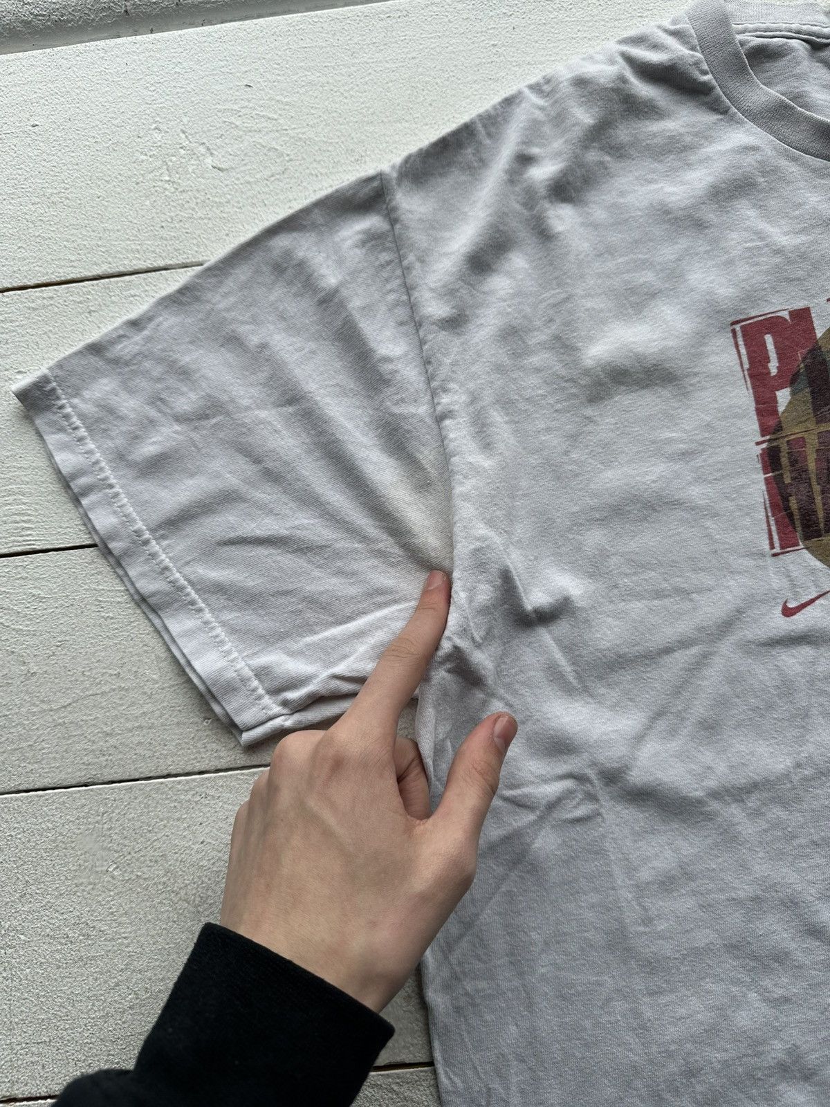 Nike × Vintage 🚨Vintage 90's Nike Play hard basketball Boxy T-shirt M Size US M / EU 48-50 / 2 - 3 Thumbnail