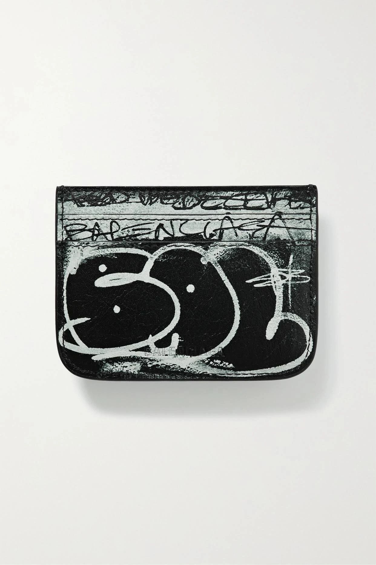 Balenciaga o1bcso1str1124 Size: OS / Le Cagole Card Holder Graffiti Size ONE SIZE - 5 Thumbnail