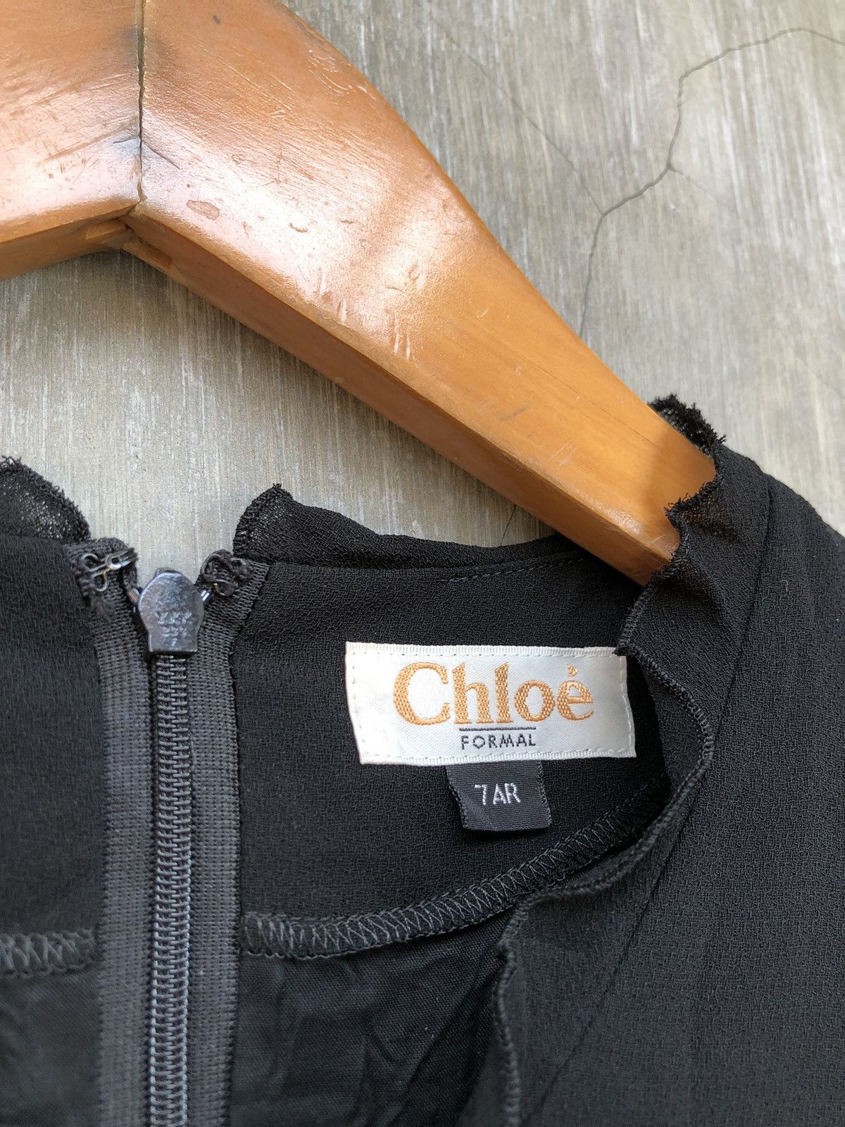 Chloe Chloe Formal Black Midi Dress Size XS / US 0-2 / IT 36-38 - 8 Thumbnail