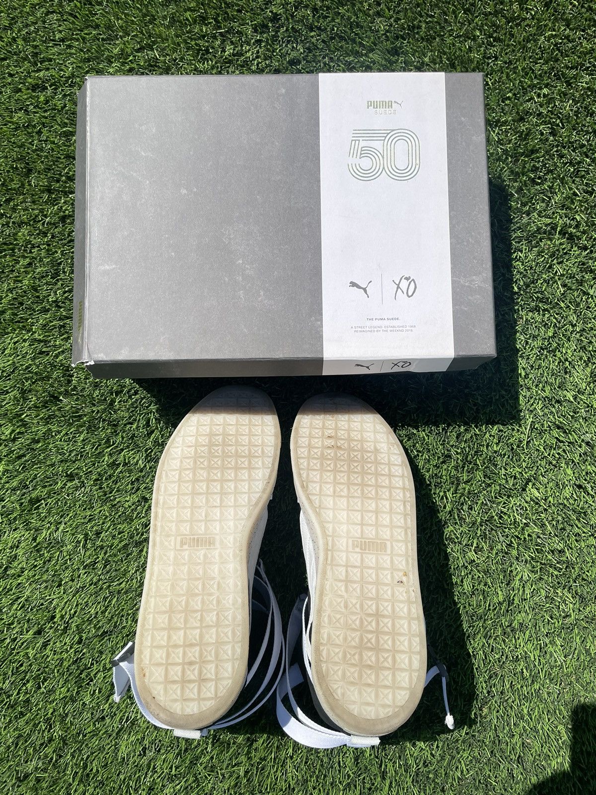Puma × The Weeknd PUMA The Weeknd x XO Suede Classic '50th Anniversary Size US 11.5 / EU 44-45 - 9 Thumbnail