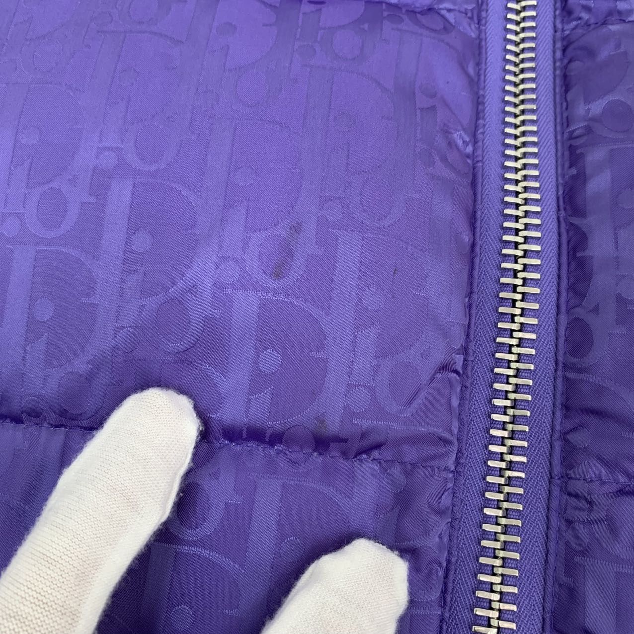 Dior Dior Logo Print Down Vest Purple (46) Size US S / EU 44-46 / 1 - 8 Thumbnail