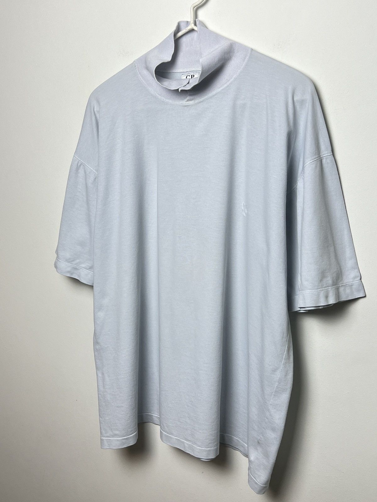 C.P. Company 1989 cp company osti vintage baby blue moc neck t-shirt Size US L / EU 52-54 / 3 - 2 Thumbnail