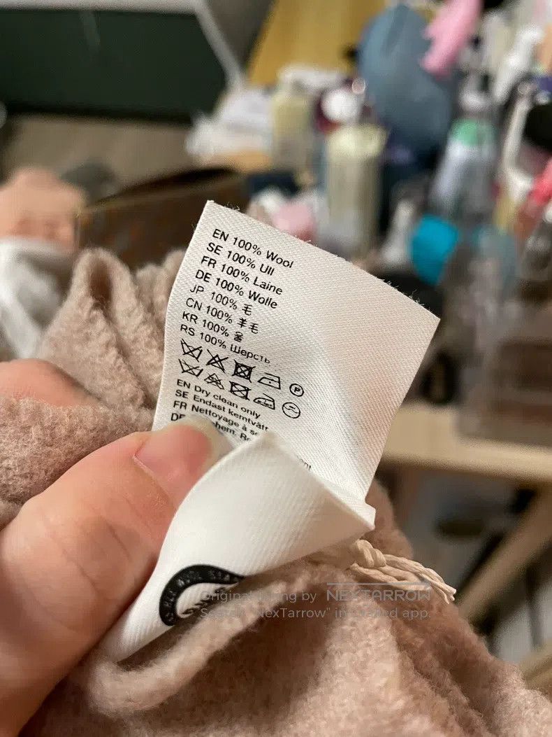 Acne Studios Acne Studios Oatmeal Color Scarf Size ONE SIZE - 3 Thumbnail