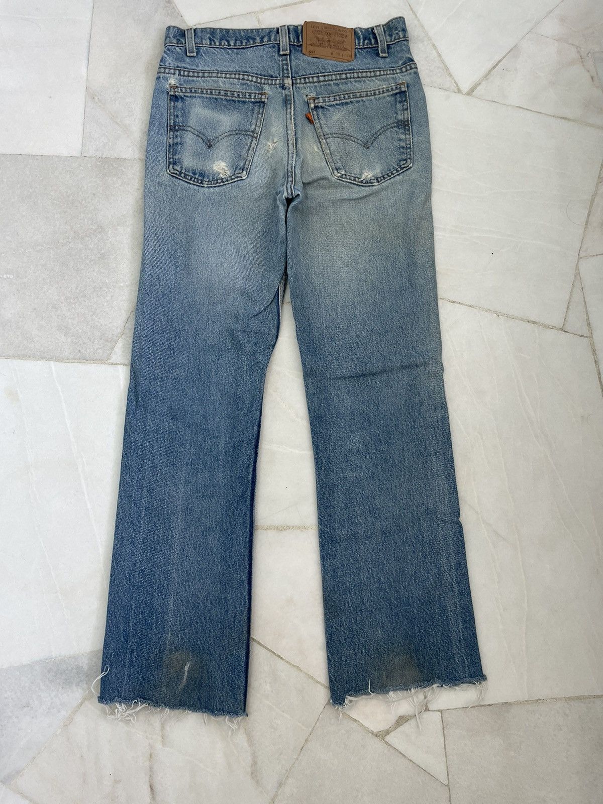 Levi's × Vintage Vintage Levis 517 Orange Tag Flare Jeans Size US 30 / EU 46 - 2 Thumbnail