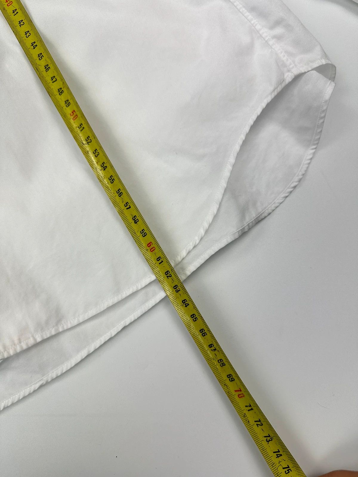 Comme des Garcons Comme Des Garçons 00’s White Cotton Simple Dress Shirt Size S / US 4 / IT 40 - 9 Thumbnail