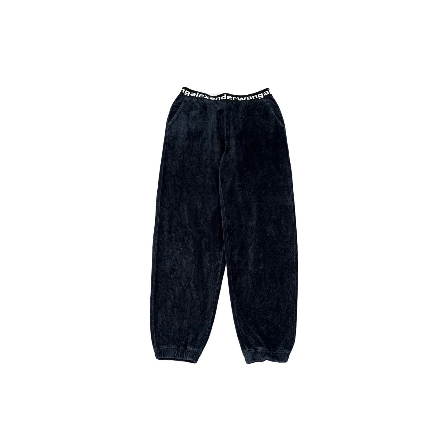 Alexander Wang Alexander Wang Velvet Logo Waistband Joggers XS Size US 28 / EU 44 - 1 Thumbnail