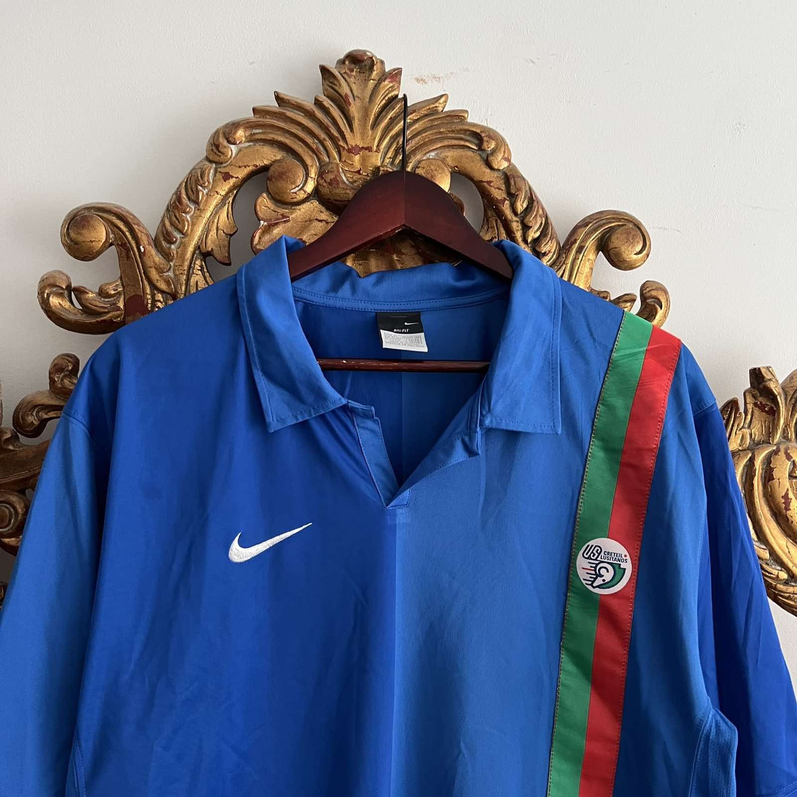 Nike NIKE CRETEIL LUSITANOS SHIRT FOOTBALL SOCCER JERSEY SZ XL Size US XL / EU 56 / 4 - 4 Thumbnail