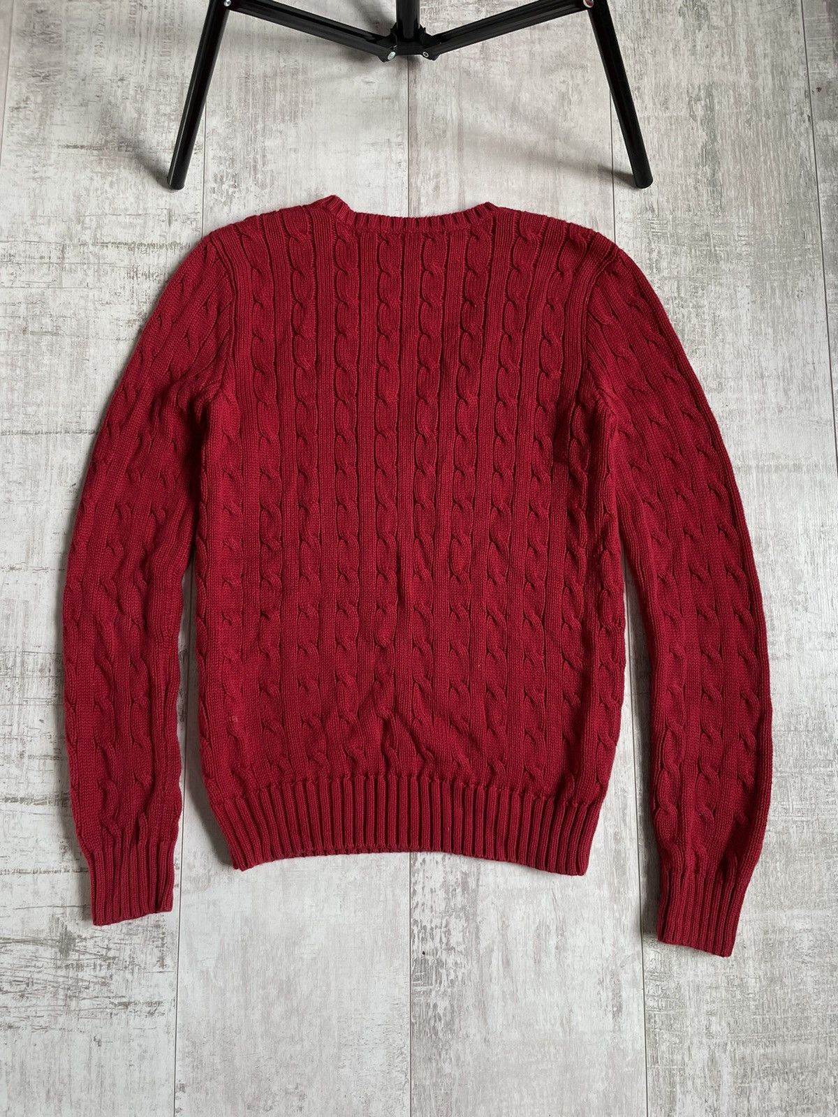 Polo Ralph Lauren Vintage Y2K Polo Ralph Lauren 00’s V Sweater Knitted RARE Size M / US 6-8 / IT 42-44 - 3 Thumbnail