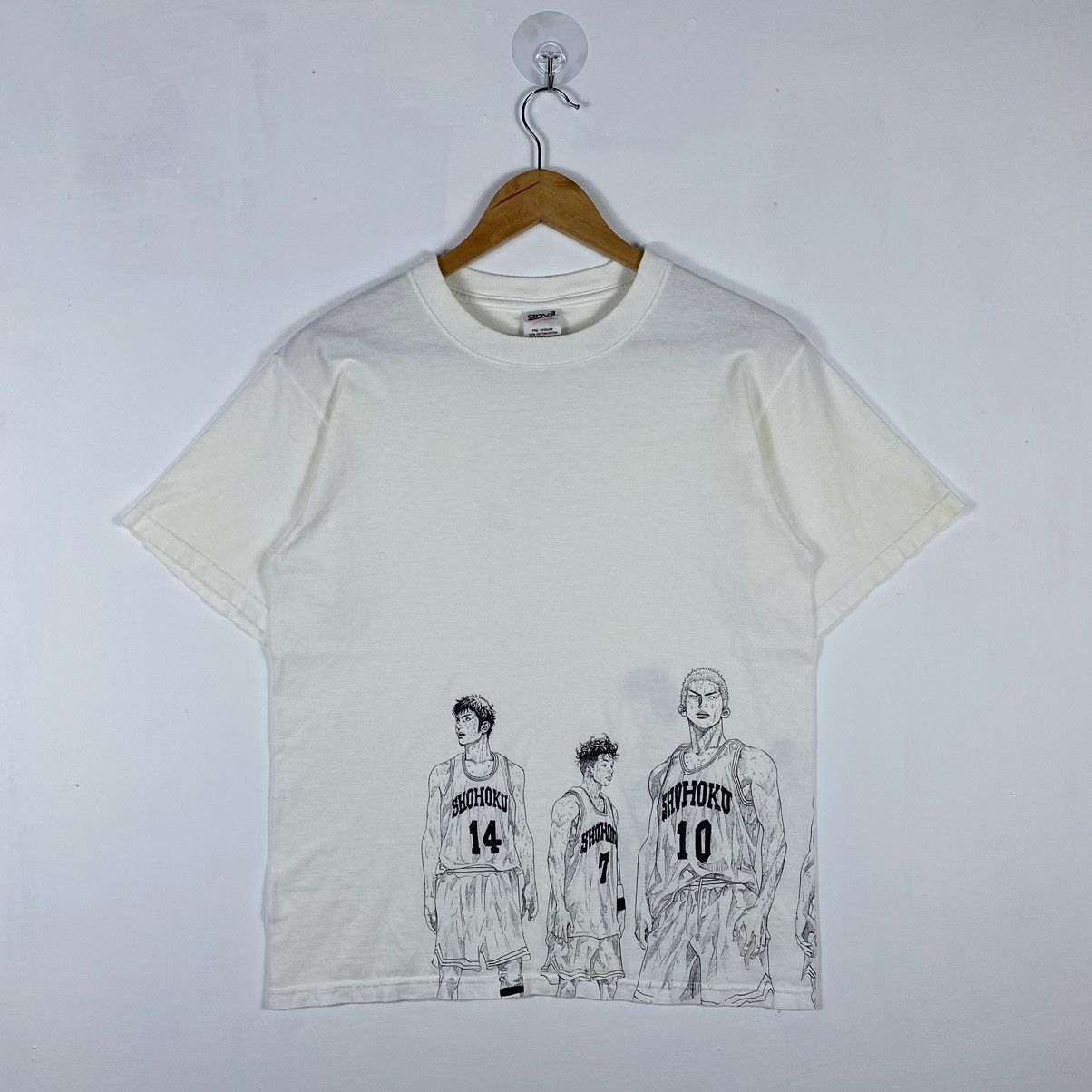 Anime VINTAGE SLAM DUNK SHOHOKU TEAM ANIME TEE Size US S / EU 44-46 / 1 - 2 Thumbnail