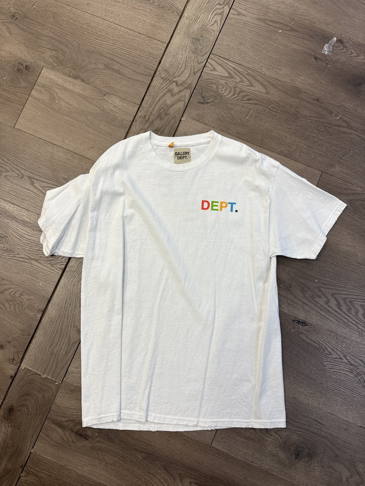 Gallery Dept. Gallery dept multicolor logo t shirt white large Size US L / EU 52-54 / 3 - 1 Thumbnail
