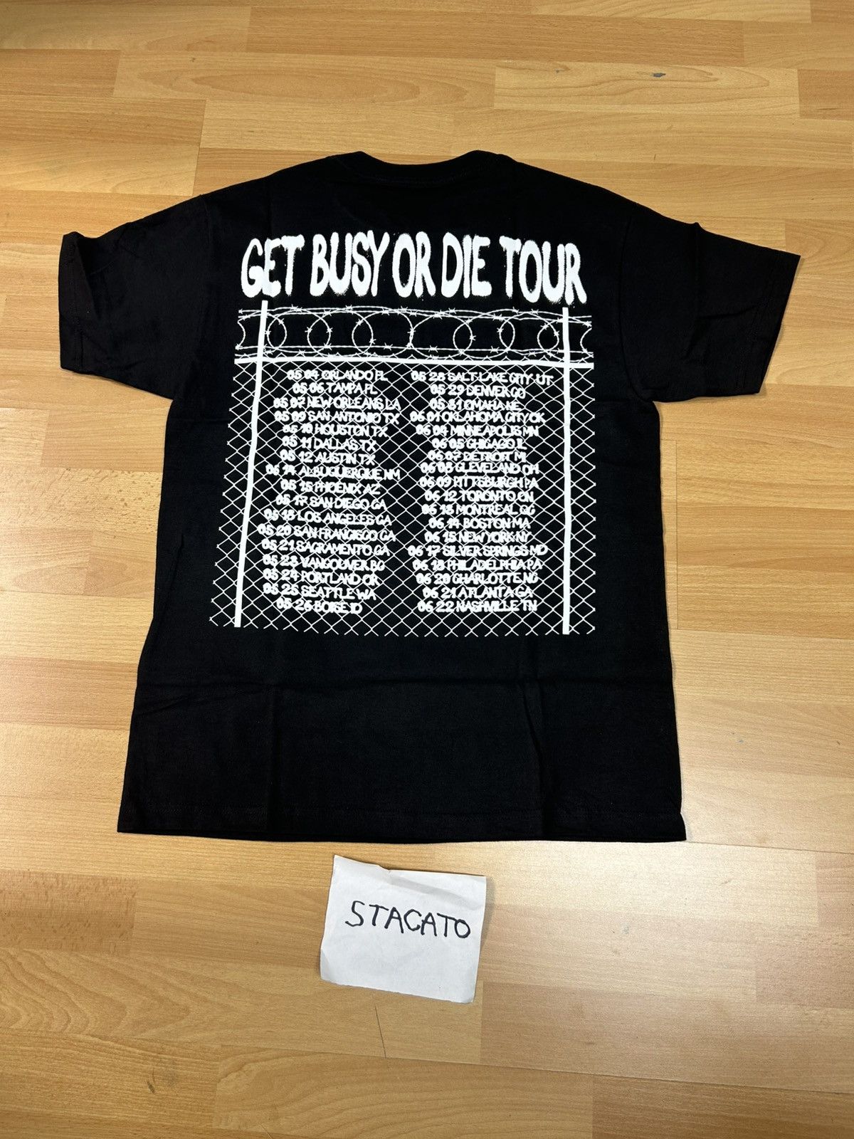 Rap Tees × Vintage $NOT Don’t Get Lost in the Mosh Pit Tee Black Medium Size US M / EU 48-50 / 2 - 3 Thumbnail