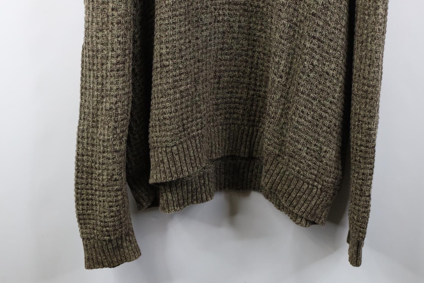 Vintage Vintage 90s Streetwear Thermal Ribbed Knit Crewneck Sweater Size US XXL / EU 58 / 5 - 9 Thumbnail
