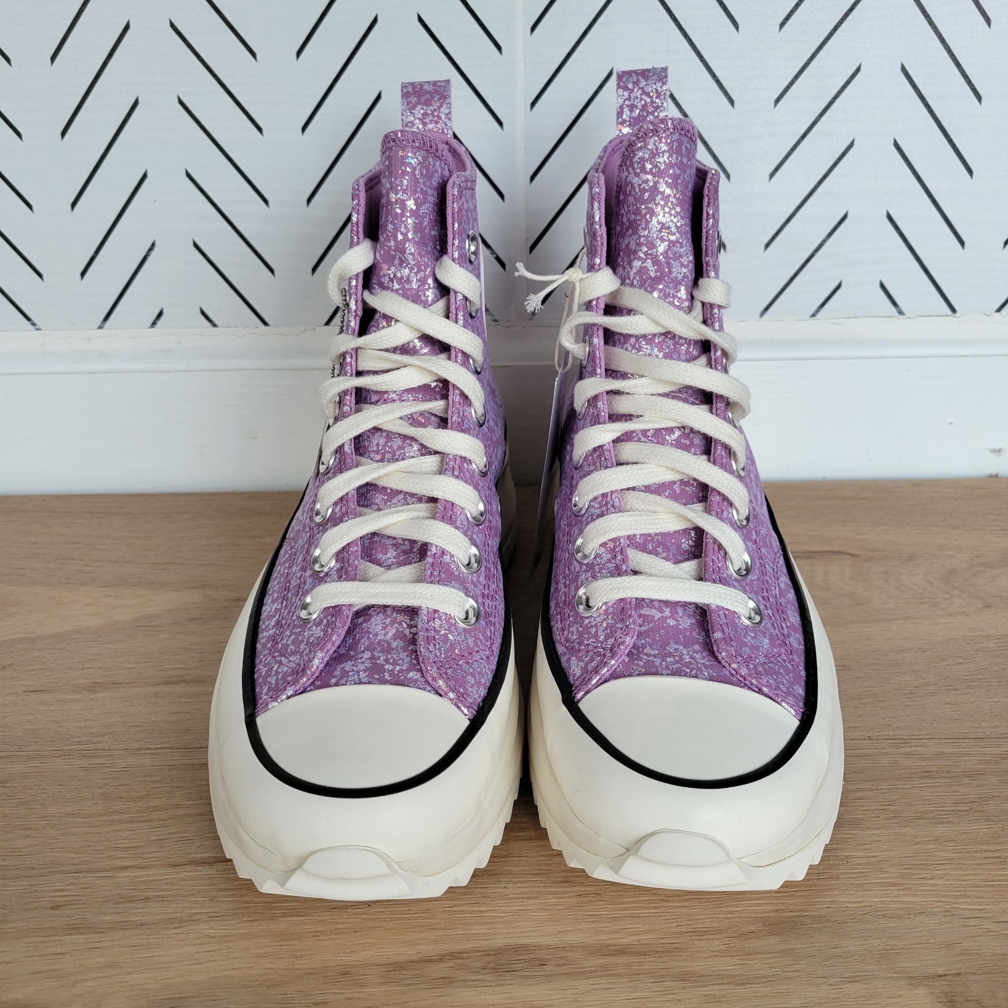 Converse ⭐Converse Run Star Hike Hi 7.5 Mens Shoes Sneaker Purple Gli Size US 7.5 / EU 40-41 - 3 Thumbnail