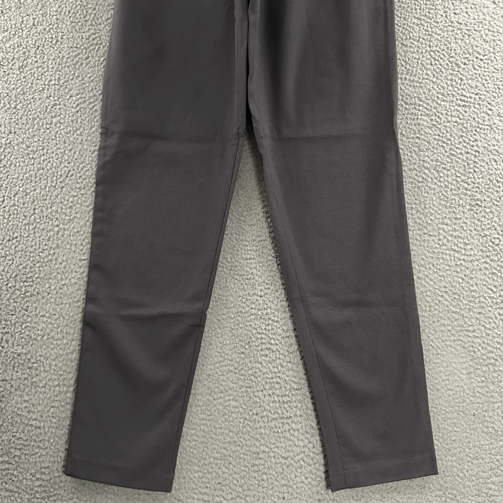 Gap Gap Womens Pants Size 12 Gray High Rise Side Zip Stretch Cotton Blend Size 28" / US 6 / IT 42 - 5 Thumbnail