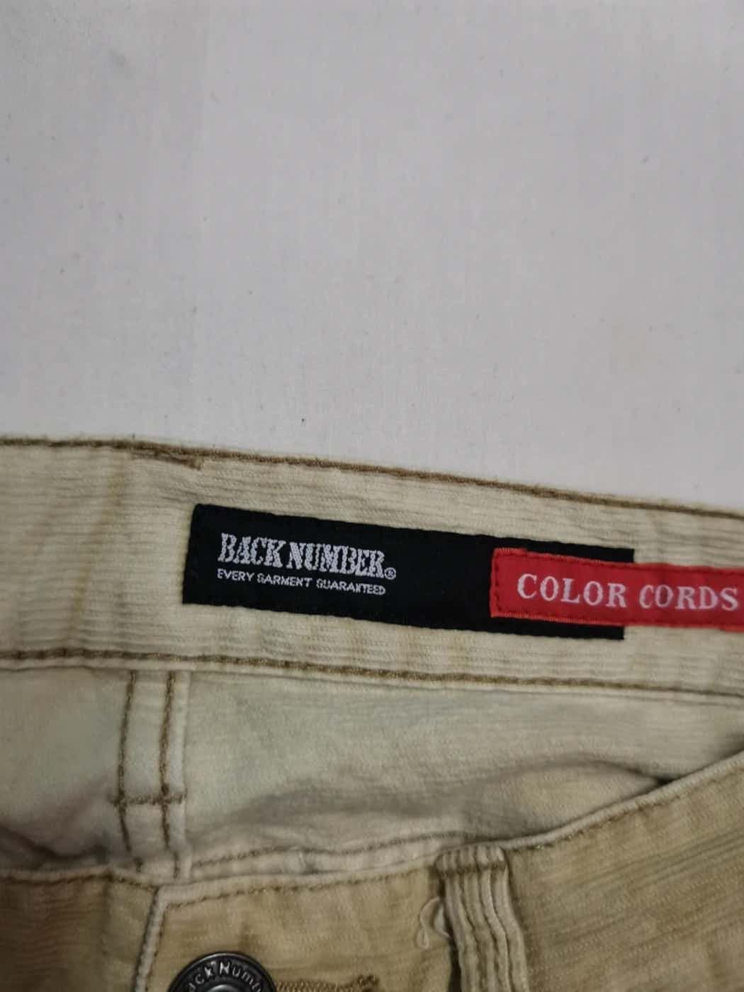 Japanese Brand Back Number Every Garment Guaranteed Corduroy Pants Size US 28 / EU 44 - 15 Thumbnail