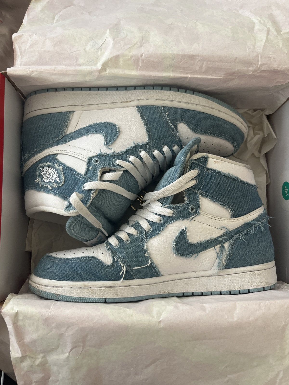 Jordan Brand × Nike Air Jordan one denim Size US 9.5 / EU 42-43 - 6 Thumbnail