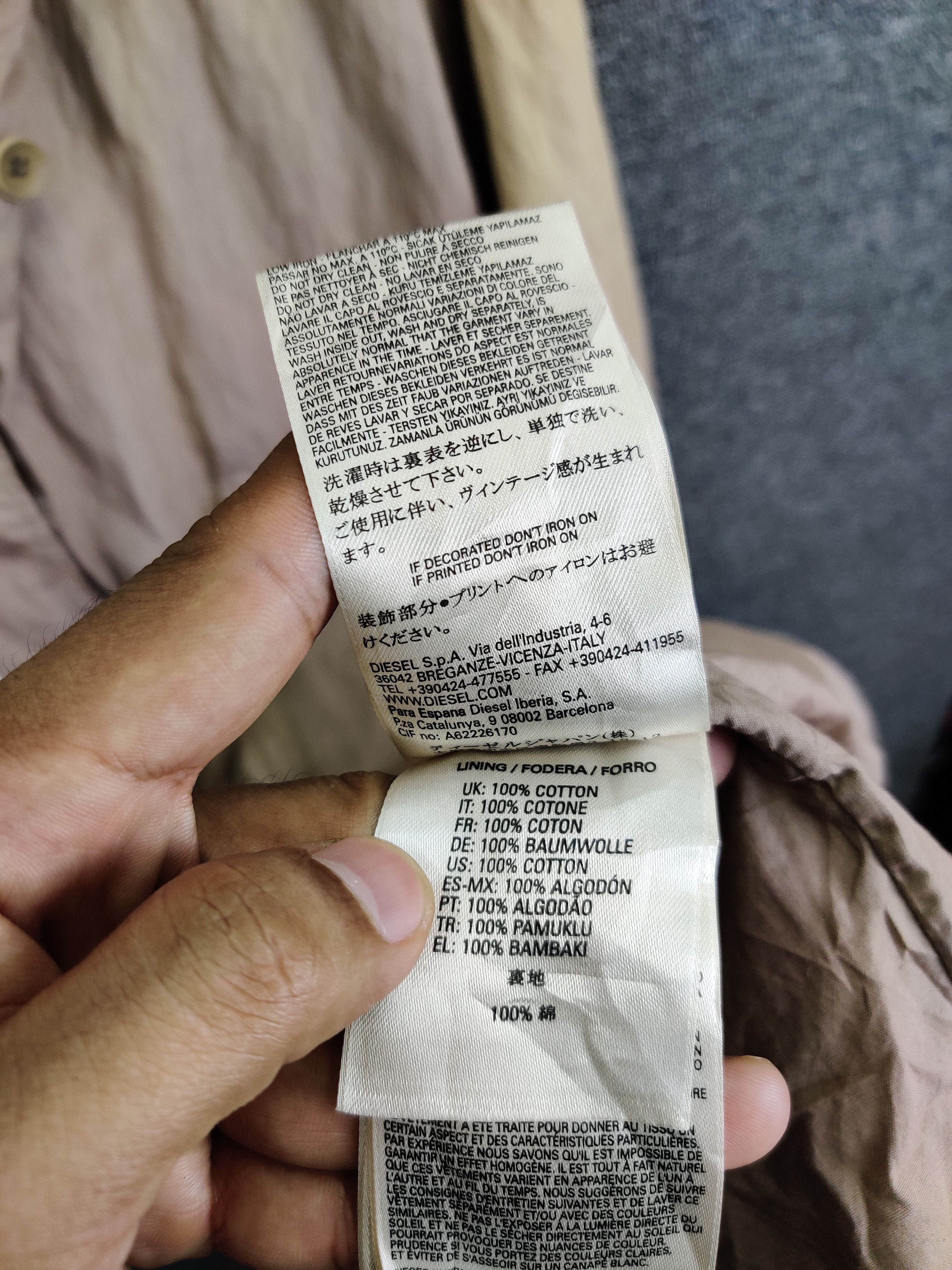 Diesel Vintage Diesel Bondage Ring Nylon Long Jacket Size US L / EU 52-54 / 3 - 17 Thumbnail